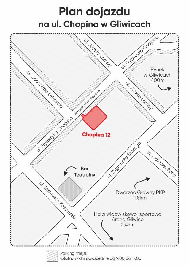 Kairos Apartments - Chopin - Scisle Centrum Gliwice Luaran gambar